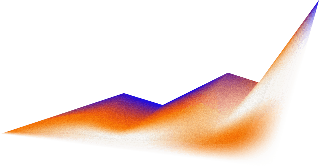 Een abstracte afbeelding van een oplopende grafiek.